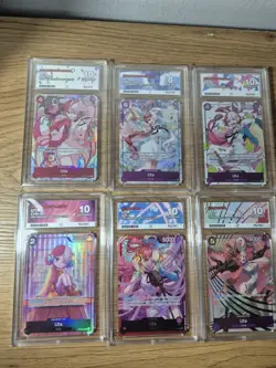 One Piece Card Premium Collection Uta 5x Ace 10 1x Ace 8 Sequential - Image 1