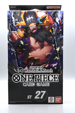 One Piece Black Marshall.D.Teach Starter Deck [ST27] - Image 2