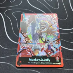 🔥Monkey.D.Luffy ST21-001 - One Piece TCG Starter Deck EX: Gear 5 Foil NM🔥 - Image 3