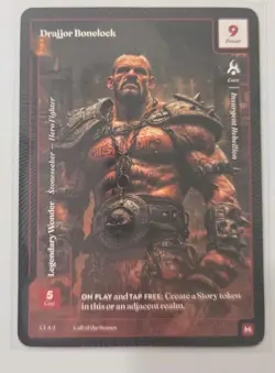 Wonders of The First Call Of The Stones Drajjor Bonelock Mythic Legendary CLA-01 - Image 1