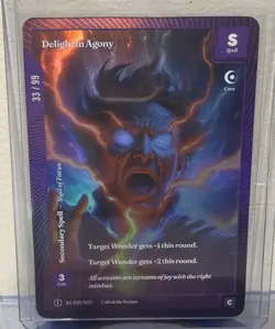 Delight In Agony Alt Art Ocm 33/99 Wonders Of The First Cots A1-325/402 - Image 1