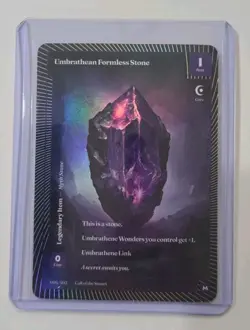 Wonders of The First Call Of The Stones Umbrathean Formless Stone FOIL Mythic - Image 1
