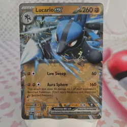Pokemon TCG - Lucario EX SVP017 - Black Star Promo svp 017 - Image 1