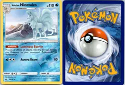 ALOLAN NINETALES - 28/147 Burning Shadows - POKEMON Reverse Holo NM/M - Image 3