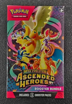 POKEMON TCG MEGA EVOLUTION ASCENDED HEROES booster bundle ninetendo new - Image 1