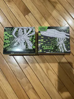 Perfect Order Pokemon Center and Regular Elite Trainer Box New Sealed Lot of 2 - Image 1