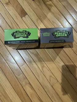 Perfect Order Pokemon Center and Regular Elite Trainer Box New Sealed Lot of 2 - Image 2