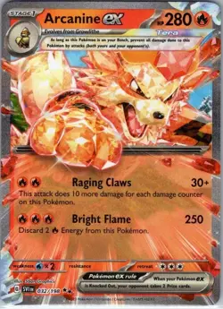 Arcanine ex - 032/198 - SV01: Scarlet & Violet Base Set - Ultra Rare Pokemon TCG - Image 1