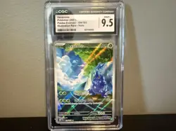 HERACROSS 194/193 POKEMON SV02 PALDEA EVOLVED ILLUSTRATION RARE HOLO CGC 9.5 - Image 1