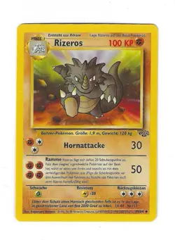 Pokemon TCG Rhydon 45/64 (Rizeros) GERMAN - Image 1