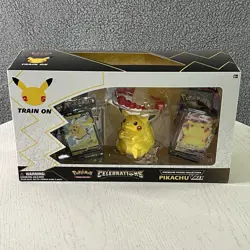 Pokemon Celebrations Premium Figure Collection Pikachu VMAX 25th Anniversary New 820650809408 - Image 1
