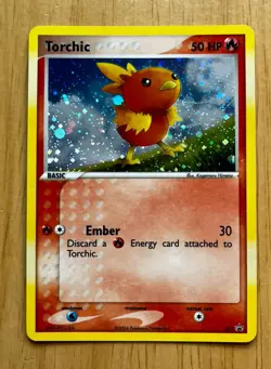 Pokemon TCG Torchic 017 HoloFoil. Nintendo Promo. Black Star. NM/M Free Ship’in - Image 5