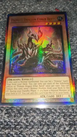 Yu-Gi-Oh! TCG Primite Dragon Ether Beryl Ultimate Rare 1st Edition NM RA05-EN033 - Image 3