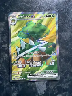Pokemon Torterra EX Holo Card SV05 Temporal Forces 185/162 - Image 1