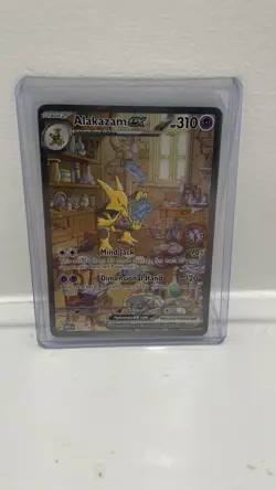 Pokemon TCG Alakazam EX Scarlet & Violet-151 201/165 Holo SIR - Image 1