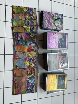 300+ Holo Pokemon Cards (34 Ex’s + 11 Mega’s) Job Lot Near Mint⚡⚡ - Image 1