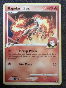 Rapidash 47/111 Uncommon Pokemon Card NM/LP - Image 1