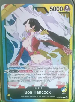Bandai Boa Hancock Leader OP14-041 Special 5000 Power One Piece Card Game - Image 1