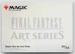MTG Final Fantasy Art Series Tataru Taru x1 NM Art Card - Image 2