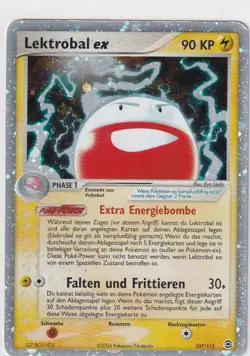 Pokemon Card FireRed & LeafGreen No. 107/112 Electrode ex German - Image 1