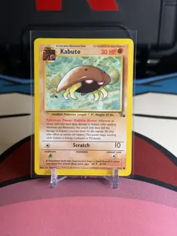 Pokemon TCG - Kabuto 50/62 Fossil Unlimited WOTC Vintage Pokemon Card - Image 1