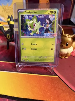 Sprigatito 191 Sv: Scarlet & Violet Promo Horizon Card NM - Image 3