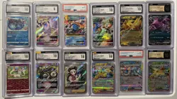 Pokemon Graded Card Lot of x12 cards PSA & CGC - Image 1