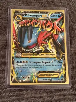 Pokemon M Swampert EX XY87 XY Promo Holo English Card - Image 1