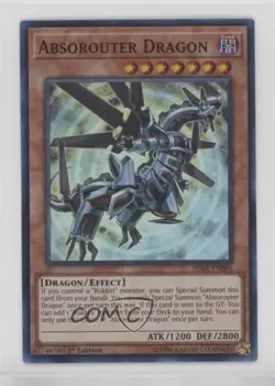 Super Rare - Absorouter Dragon 1st Ed. YuGiOh! Structure Deck: Rokket Revolt - Image 1