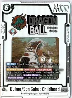 Bulma/Son Goku: Childhood (Dragon Ball Super Card Game) SB01-057 - Image 1