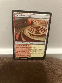 1 x Turbulent Steppe - Commander: Secrets of Strixhaven - NM-Mint - MTG - Image 1