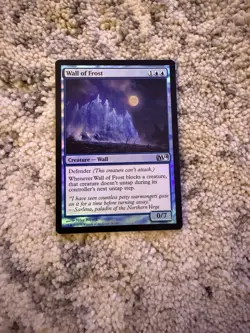 Mtg Wall Of Frost Magic 2014 (M14) #73 Foil Uncommon NM - Image 1
