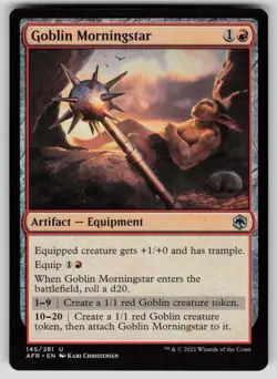 Goblin Morningstar Normal U Adventures in the Forgotten Realms 145 NM - Image 1