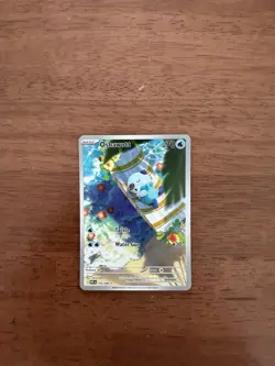 Oshawott Illustration Rare Water Holo SV White Flare #105/086 Pokemon TCG - Image 1