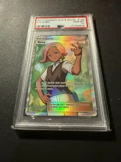 2017 POKEMON SUN & MOON #146 FULL ART/ILIMA PSA 10 - Image 1