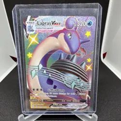 Pokemon TCG Lapras VMAX SV111/SV122 Shiny Vault Shiny Holo Rare 320 HP - Image 1