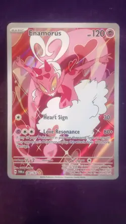 Enamorus Twilight Masquerade Illustration Rare Pokemon TCG Card 180/167 - Image 1