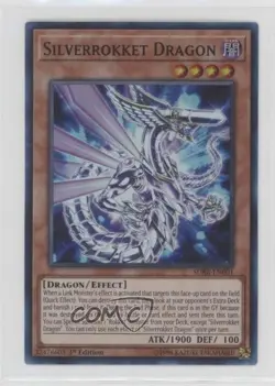 Super Rare - Silverrokket Dragon 1st Ed. YuGiOh! Structure Deck: Rokket Revolt - Image 1