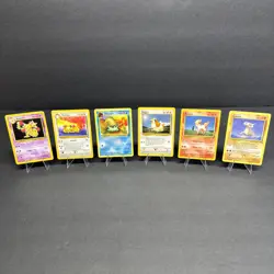 Vintage WOTC Pokemon Lot Of 6 Common And Uncommon Cards LP - MP - Image 1