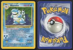 Blastoise 2/102 Holo Rare Base Set Unlimited Pokemon English MP - Image 3