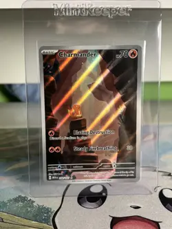 Pokemon Charmander TCG Scarlet & Violet 151 Card 168/165 English Edition - Image 1