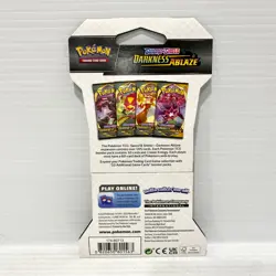 1x Darkness Ablaze Charizard Sleeved Blister Sealed Pokemon Card Booster Pack - Image 2