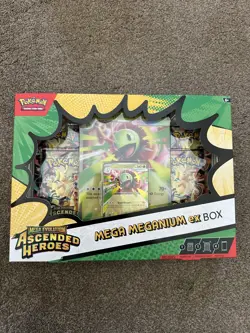 Pokemon Mega Evolution Ascended Heroes - Mega Meganium ex Box - Sealed TCG - Image 1