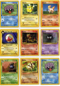 Vintage Pokemon Card Lot WOTC Jungle Fossil Rocket Pikachu 1st Ed - Image 1