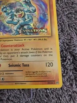 Machamp Prerelease Staff Promo #59 Pokemon Evolutions - Image 4