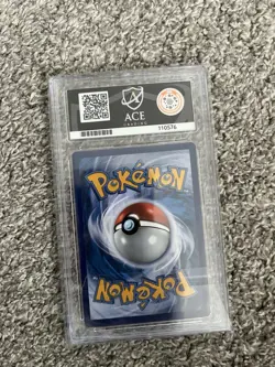 Pokemon TCG Rayquaza-Ex Roaring Skies 75/108 Holo Holo Rare EX PSA/ACE 8 - Image 2