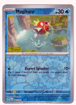 2 PALDEA EVOLVED POKEMON RARE GYARADOS (Holo) 43/193+ MAGIKARP (Rev Holo) 42/193 - Image 3