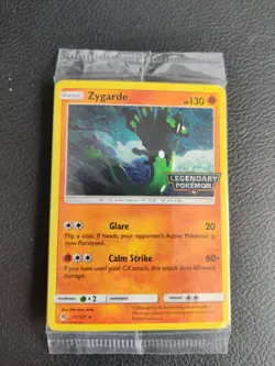 Pokemon TCG - Zygarde 72/131 Forbidden Light Legendary Pokemon Stamped Sealed - Image 1