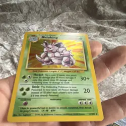 Vintage Base Set Nidoking Holo Rare 11/102 Ken Sugimori 90 HP 1999 Pokemon - Image 4