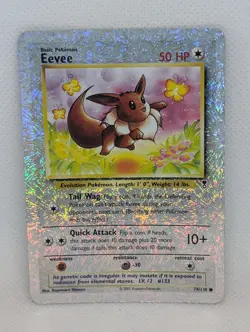 Pokemon Eevee Legendary Collection Reverse Holo Rare Pokemon TCG Nintendo MP+ - Image 1